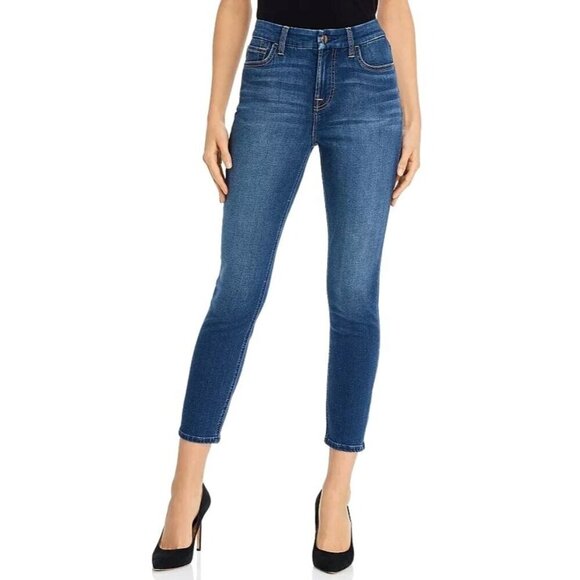 7 For‎ All Mankind Jen7 Jeans Women 6 Blue Medium Wash Denim Ankle Skinny - Picture 1 of 11
